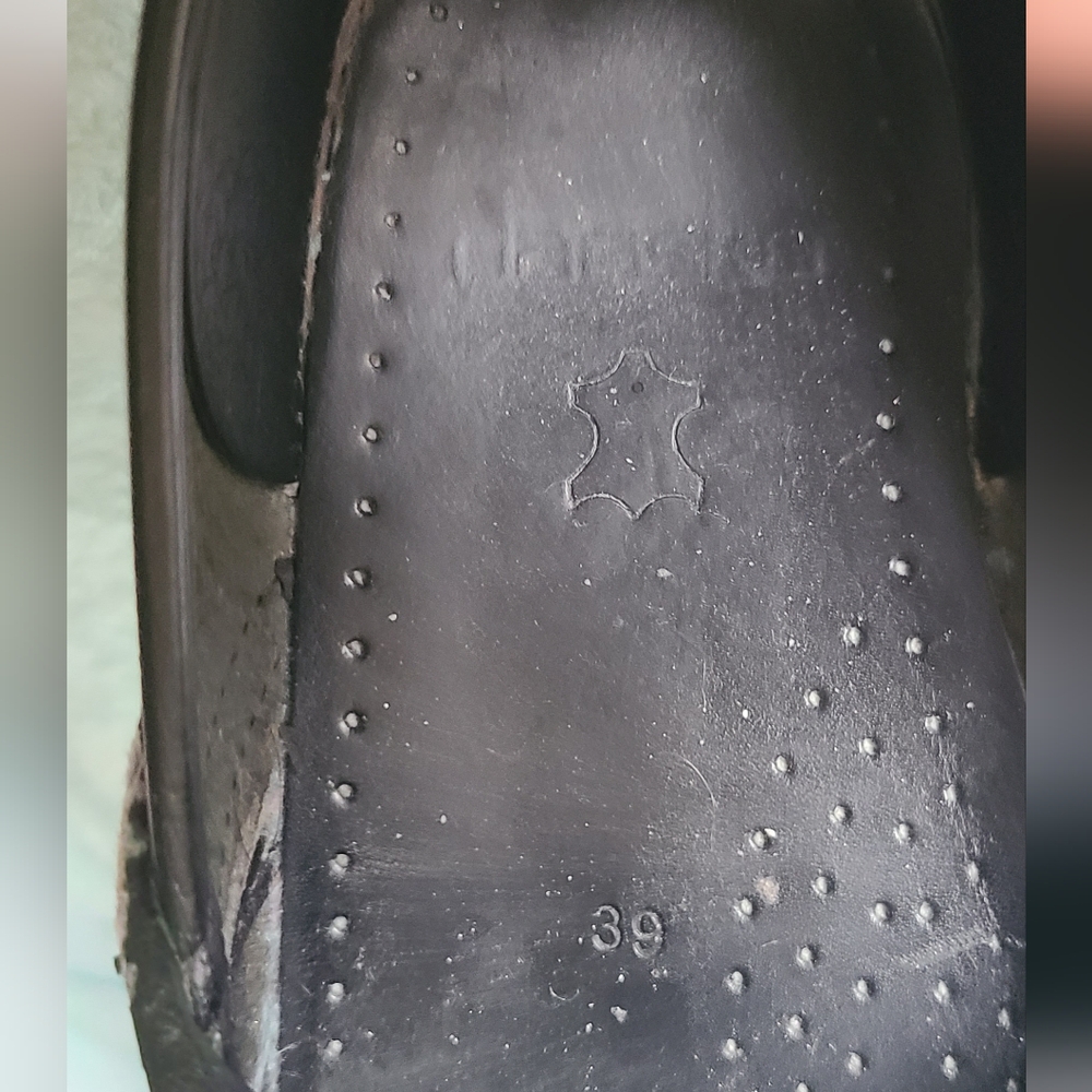 Dansko Black Patent Clogs - Picture 11 of 12
